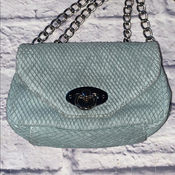 Pietro Alessandro Small Snakeskin Leather Evening Bag - Picture 2 of 9